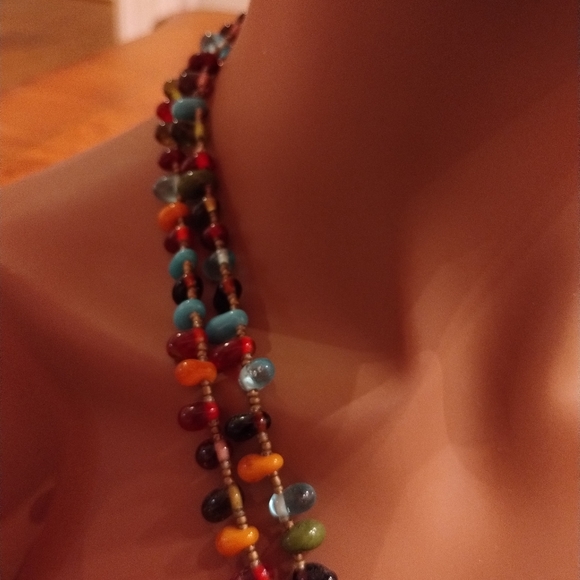 SAVE: Vibrant Multistrand Beaded Necklace - Picture 4 of 6